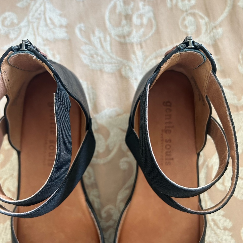 Gentle Souls Nyssa leather platform wedge - Picture 7 of 15